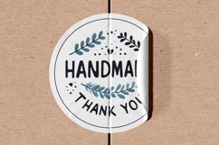 Round Curled Sticker Mockup Product Image 3