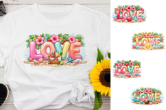 Beach Love Sublimation PNG Product Image 3