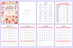 2026 Guided Gratitude Reflection Journal Canva Templates Product Image 3