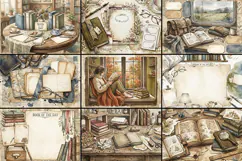 Vintage Library Room Junk Journal Kit| Junk Journal Product Image 4