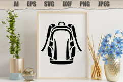 Stencil Backpack Travel Product Image 3