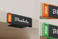 Shelf Clip Label Mockup Product Image 3