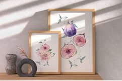 Figs and Flowers Watercolor Set Product Image 3