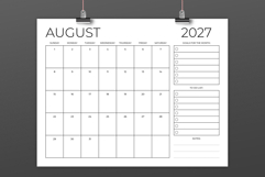 2027 8.5 x 11 Inch Calendar Monthly Planner Product Image 3