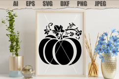 Stencil Floral Pumpkin Product Image 3