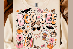 Boo Jee Preppy Ghost Halloween PNG Product Image 1