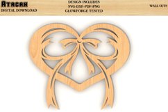 8 Decorative Hearts for Wall SVG Bundle / Wood Wall Hanging Product Image 2