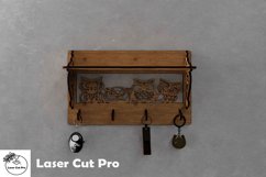 Owl Key Holder Wall Rustic Home Decor for Entryway Mudroom Product Image 3
