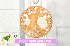 12 Easter Round Signs Bundle I Easter Door hanger decor Product Image 9