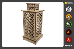 Night light Laser cut files Cnc router plans Product Image 3