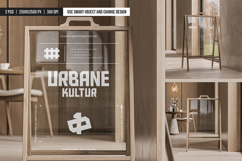 A-Frame Glass Sign Mockup Product Image 3