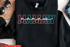 Mothers Day Shirt Png Mamaw Shirt Svg Product Image 1