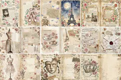 Paris Journal Junk Journal Digital Kit| Junk Journal Product Image 4