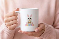 Knitted Easter Bunny PNG Clipart Product Image 3