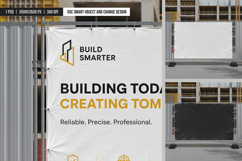 Construction Fence Banner Mockup Product Image 3