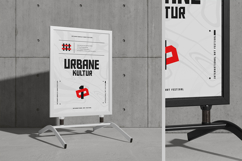 Advertising Metal Sidewalk Sign Mockup Product Image 3