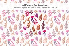 Vibrant Floral Leaf Pattern Set Product Image 3