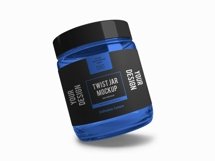 Medium Twist Jar Packaging 3D Mockup Template Bundle Product Image 6