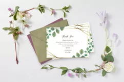 Floral Funeral Thank You Card, Word and Photoshop Template Product Image 3