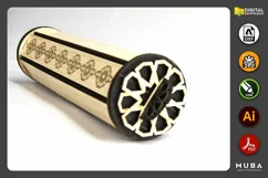 Wooden Pen Box, Gift Jewellery Box, Laser cut file Product Image 3