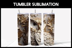 6 3D Owls Tumbler Sublimation |3D Tumbler Wrap Product Image 7