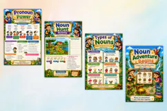 Kids’ Parts of Speech Adventure Book Product Image 3