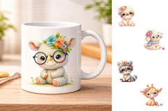 Crochet Animals Sublimation Clipart Product Image 3