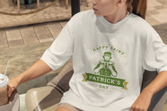 Retro St. Patrick's Day Leprechaun SVG Product Image 3