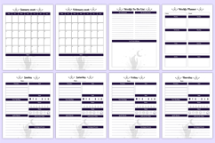 2026 Witchy Planner Canva template Product Image 3