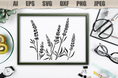 Stencil Lavender Flowers Product Image 3