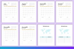 2025 Travel Planner Canva Interior Product Image 3