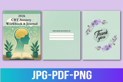 2026 CBT Anxiety Workbook &amp; Journal Product Image 3