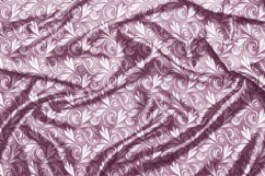 Leaves and Curls Monochrome Seamless Pattern Product Image 3