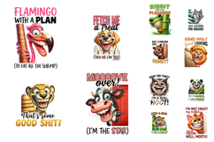 Sarcastic Funny Animal Sublimation Product Image 3