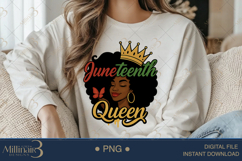 Juneteenth Queen PNG Empowering PNG Powerful Clipart for Shi Product Image 3