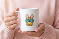 Nerdy Crochet Bunny PNG Clipart Product Image 3