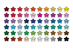 Happy Star Clip Art Set Product Image 4