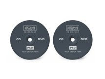 Compact Disc CD DVD Mockup Template Bundle 2 Product Image 2