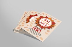 Fall Autumn Sale Flyer. Photoshop and Canva Product Image 2