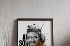 Typography portrait effect template Product Image 7