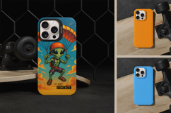 Phone Case Near Skateboard Mockup Product Image 3