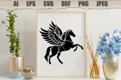 Stencil Pegasus Horse Product Image 3