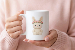 Easter Bunny Crochet PNG Clipart Product Image 3