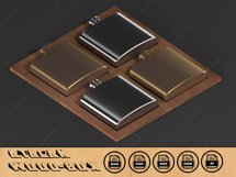 Custom Flask Template Set - Laser Cut Jig for 5oz to 10oz Product Image 3