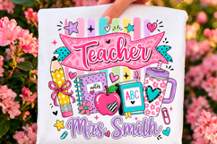 Preppy Teacher PNG Teacher School Suppli Product Image 1