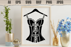 Stencil Vintage Corset Lingerie Product Image 3