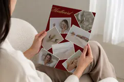 Burgundy Luxury Mood Board Photo Collage | Editable Canva Product Image 3