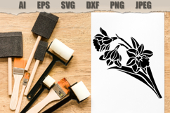 Stencil Narcissus Flowers Product Image 3
