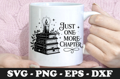 Just One More Chapter SVG Design Product Image 1