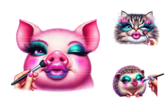 Glam Animal Makeup Sublimation Bundle Product Image 4